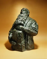 Rodin schaut zurück; Rodin Penche en Arriere, 1909