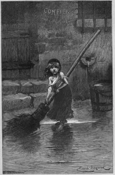 Cosette, Illustration aus 