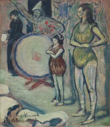 Saltimbanques von Emile Bernard, 1887