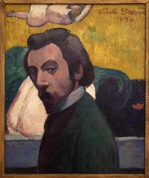 Selbstporträt. Gemälde von Emile Bernard (1868-1941).
