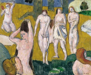 Frauen beim Baden