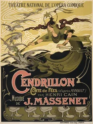 Plakat für die Oper Cendrillon von Jules Massenet, 1899