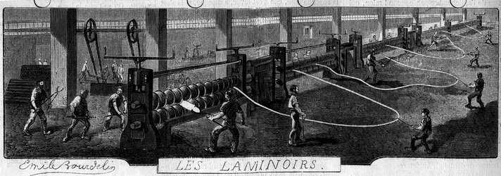 Forges de la Franche Comté: Walzwerke. Fabrik von Fraisans, Jura (39)