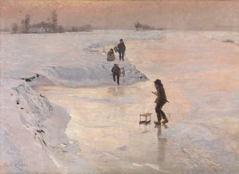 Die Schlittschuhläufer, ca. 1891