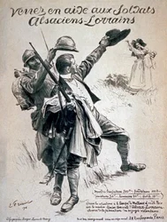 Kommen Sie den Soldaten des Elsass und Lothringen zu Hilfe, 1916