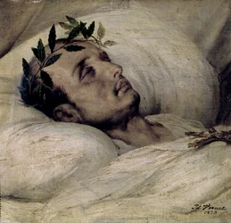 Napoleon I. (1769-1821) auf seinem Sterbebett