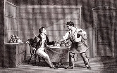 Der Schuster und der Finanzier, Fabel von La Fontaine