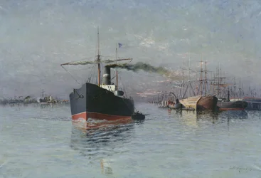 Das große Dock von Dünkirchen, 1890