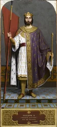 König Philipp II. von Frankreich 1165-1223, 1840er