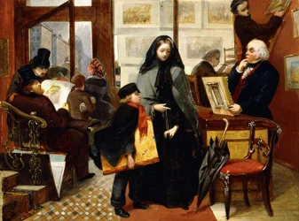 Eine Skizze für "Namenlos und Freundlos", um 1857