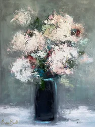 Weiche abstrakte Blumen