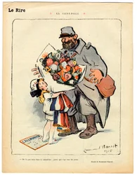 Rotes Lachen, Satirisch in Schwarz-Weiß