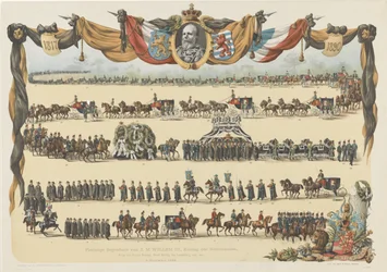 Feierliche Beerdigung von König Wilhelm III. der Niederlande