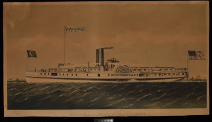 New York und New Haven Dampfer Continental
