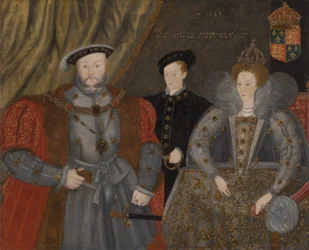 Heinrich VIII., Elisabeth I. und Eduard VI.