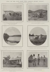 Über die Grenze des Freistaats mit Aldersons berittener Infanterie