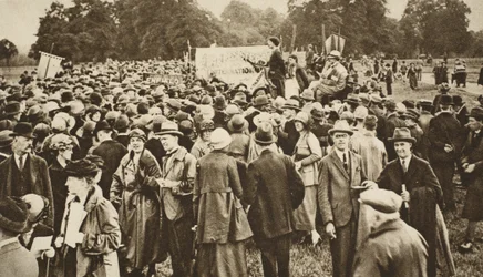 Anti-Kriegs-Versammlung im Hyde Park
