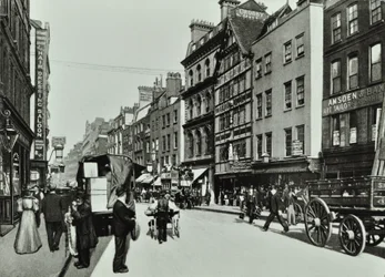 Crosby Hall, Bishopsgate: Ostseite, London, 1890
