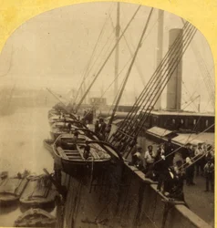 Deck der Great Eastern, 1850-60