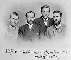 E.J. Glave, W.G. Parminter, Herbert Ward und Roger Casement