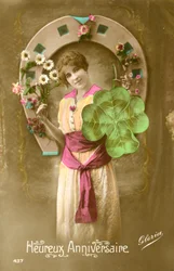 Glamour-Postkarte