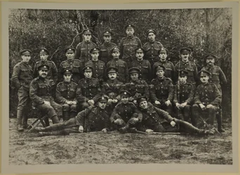 Gruppenporträt, möglicherweise die Leicester Royal Horse Artillery, 1914-15