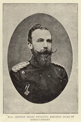 H. H. Leopold Franz Nicolaus, regierender Herzog von Anhalt-Dessau