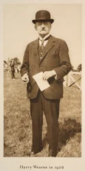 Harry Wearne im Jahr 1926