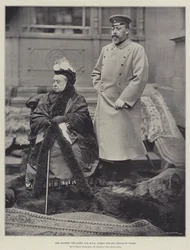 Ihre Majestät die Königin und HRH Albert Edward, Prinz von Wales