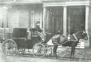 Pferdekutsche, 1890