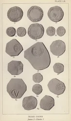 Irische Münzen, James I, Charles I