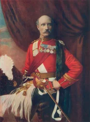 Generalleutnant Sir George White in der Uniform des Oberst der Gordon Highlanders