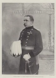 Generalleutnant J D P French, Kommandeur der Kavalleriedivision in Südafrika