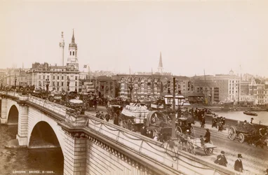 London Bridge, spätes 19. Jahrhundert