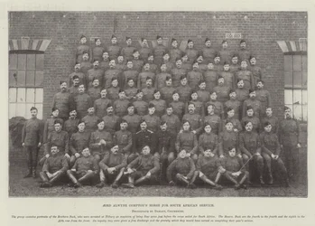 Lord Alwyne Comptons Pferd für den südafrikanischen Dienst