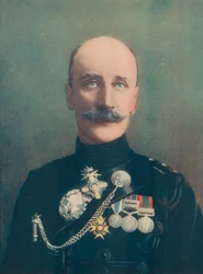 Generalmajor F. Howard. Kommandierender der achten Brigade, Südafrikanische Feldtruppe