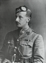 Porträt von Hauptmann Arthur Henderson VC, 2. Bataillon Argyll und Sutherland Highlanders, 1915