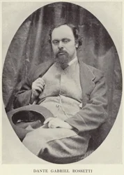 Porträt von Dante Gabriel Rossetti