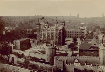 Postkarte mit einem Bild des Tower of London
