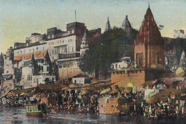 Szene am Ganges, Benares