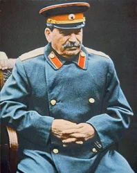 Stalin auf der Jalta-Konferenz, Februar 1945