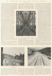 Die Fertigstellung der Transsibirischen Eisenbahn