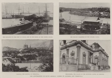 Die Unruhen in Südamerika, Szenen in Kolumbien und Venezuela