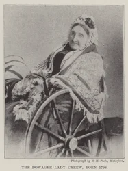 Die verwitwete Lady Carew, geboren 1798