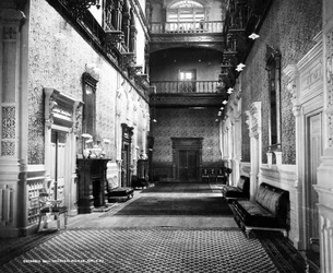 Die Eingangshalle des Vizekönigspalastes, Simla, ca. 1890