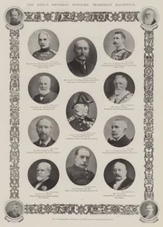 Die Geburtstagsauszeichnungen des Königs, prominente Empfänger