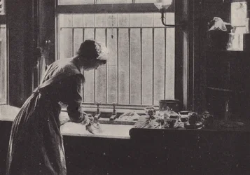 Das Spülbecken in der Speisekammer