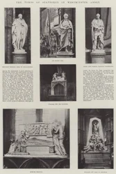 Die Gräber der Staatsmänner in der Westminster Abbey