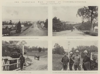 Der Transvaal-Krieg, Szenen in Pietermaritzburg