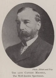 Der verstorbene Kapitän Machell, der bekannte Sportler